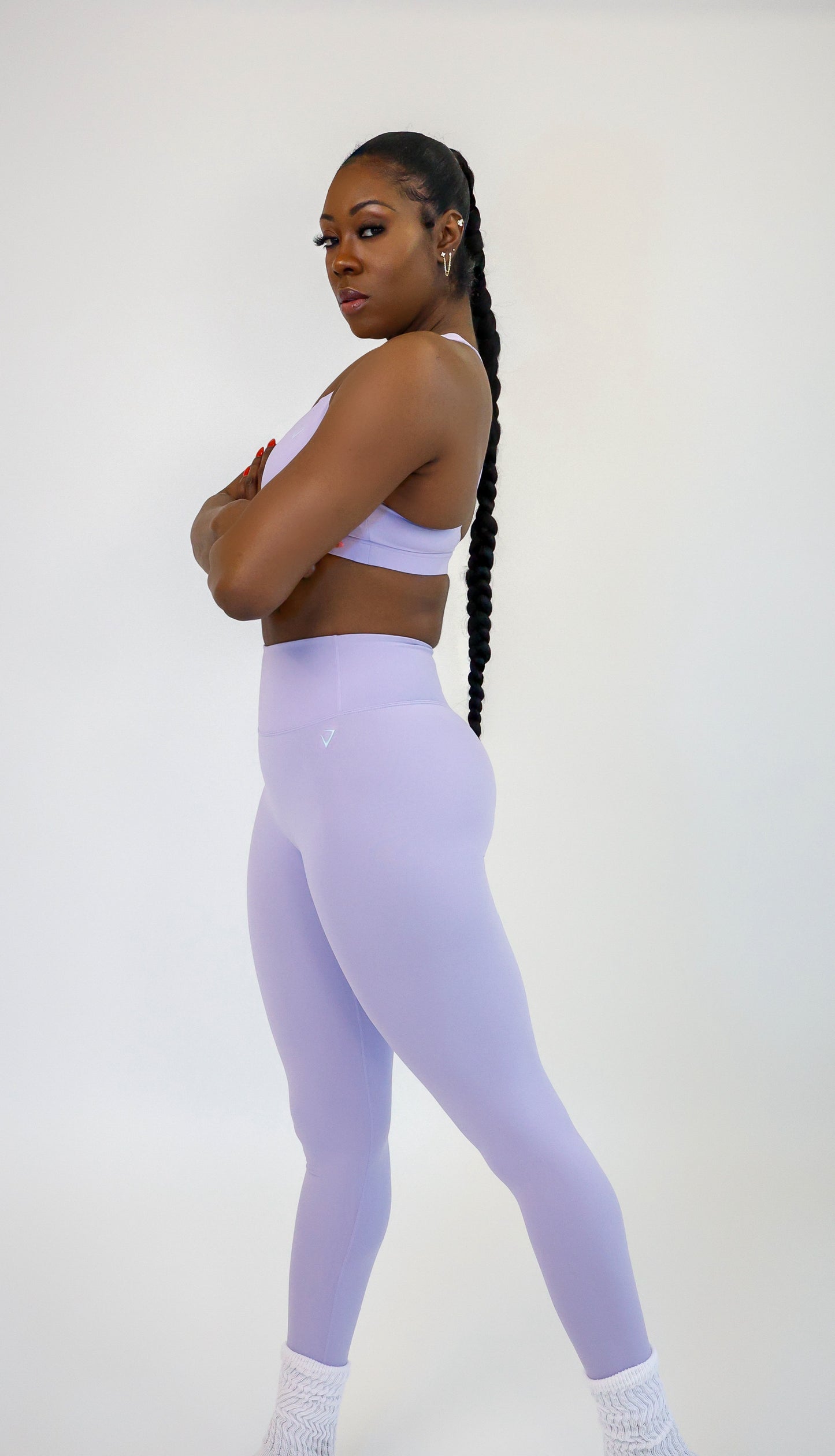 Lavender High-Waisted Leggings