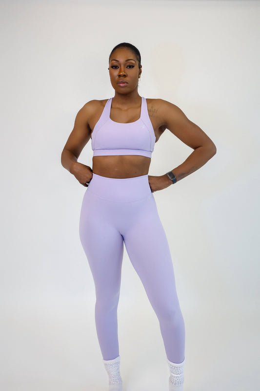 Lavender Power Flex Sports Bra