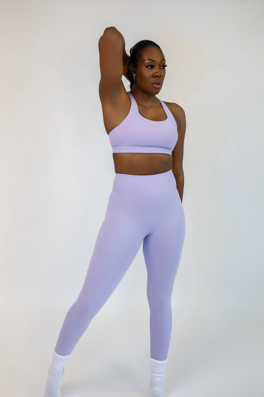 Lavender High-Waisted Leggings