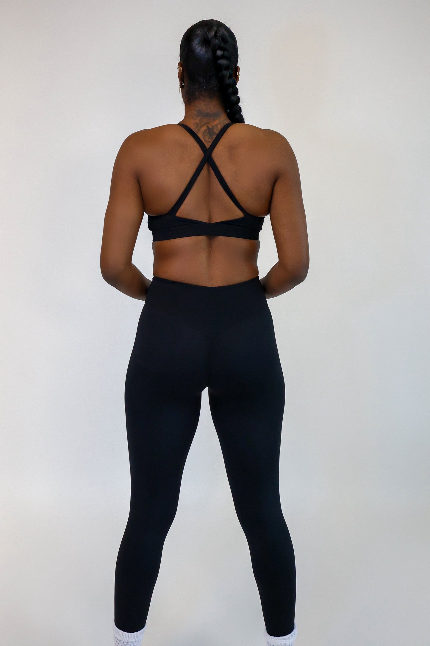 Black Power Flex Sports Bra
