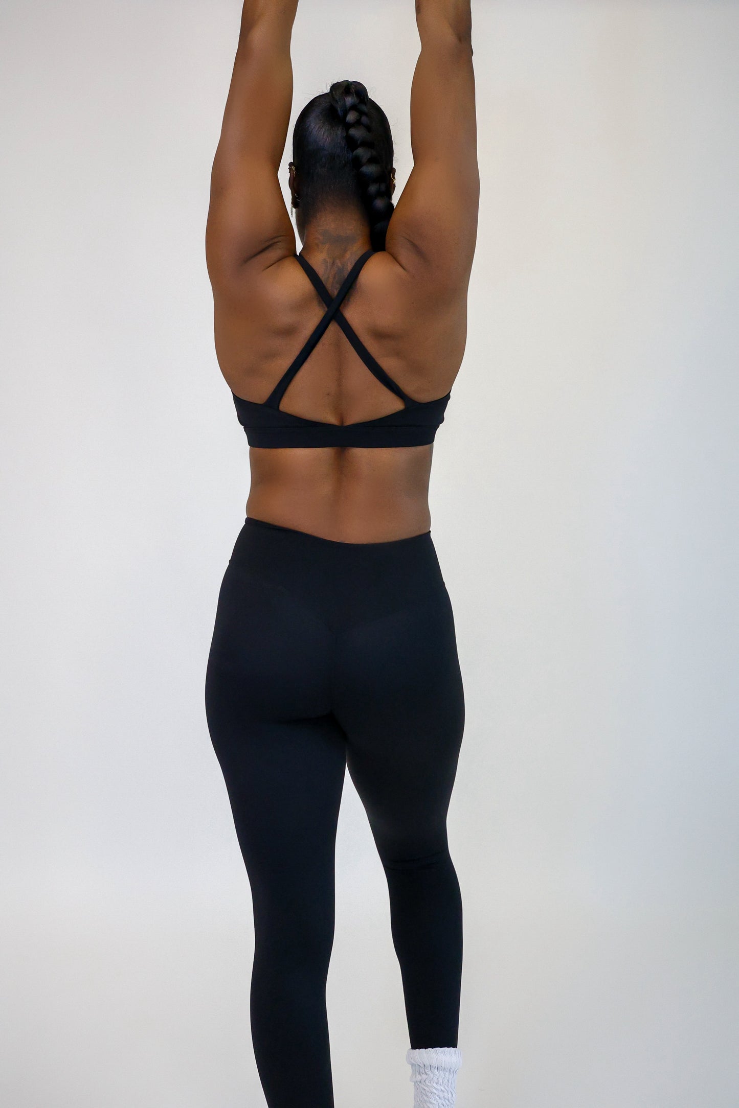 Black Power Flex Sports Bra